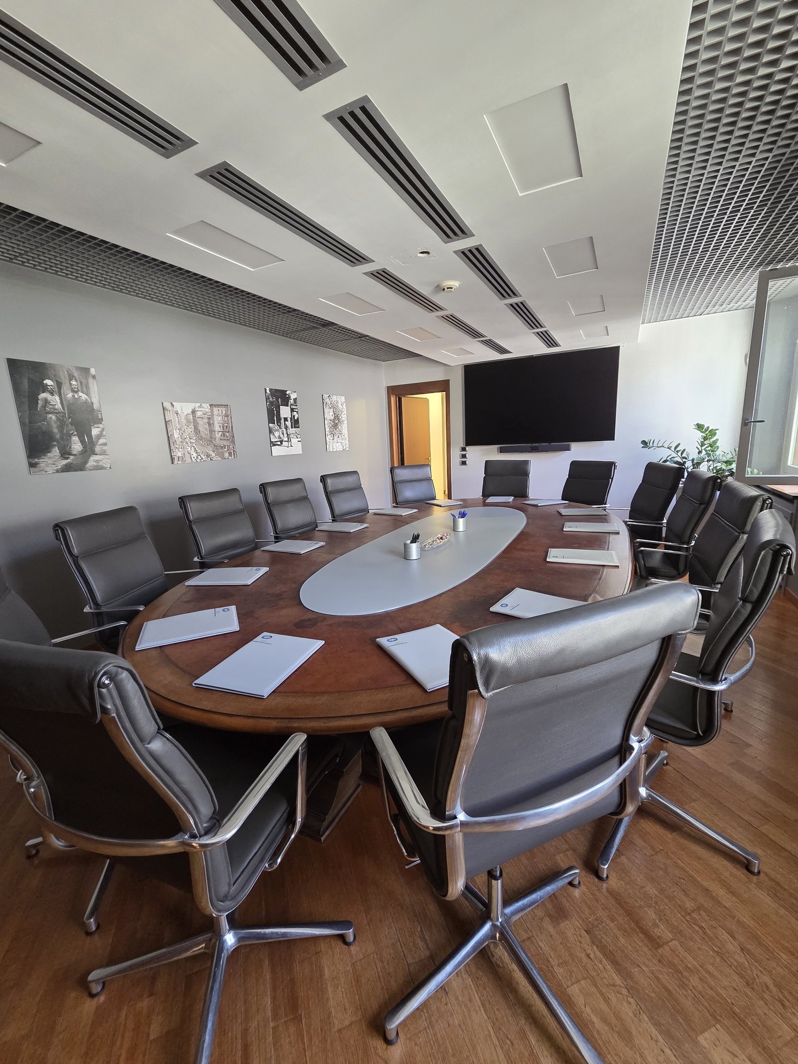 La sala riunioni di Acanto Finance